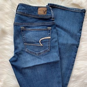 American Eagle kick boot super stretch jeans